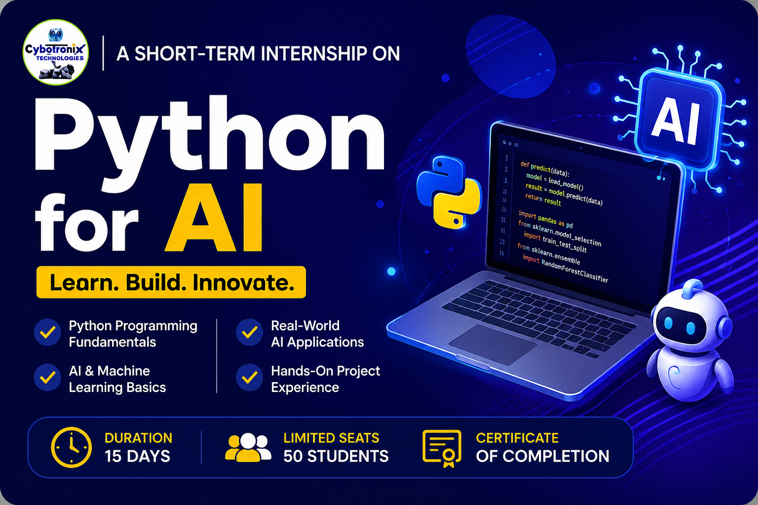 Summer Internship - Python for AI